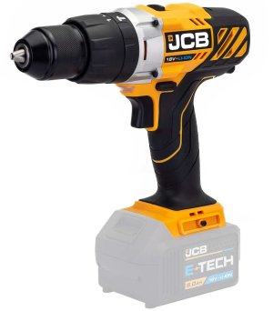 JCB 18V Cordless Combi Drill, Variable Speed & LED Light - Bare Unit - 21-18CD-B